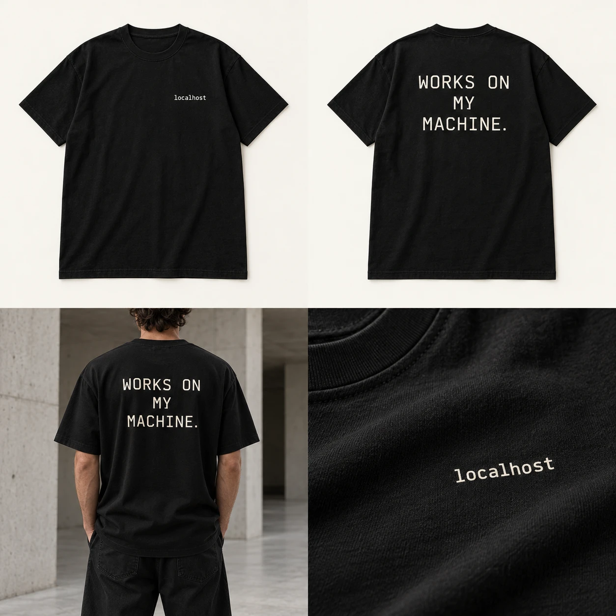 Localhost Tee, Vorderansicht