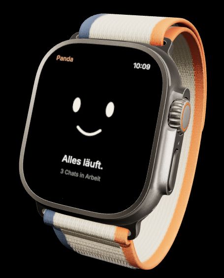 Apple Watch Ultra 2 mit Panda